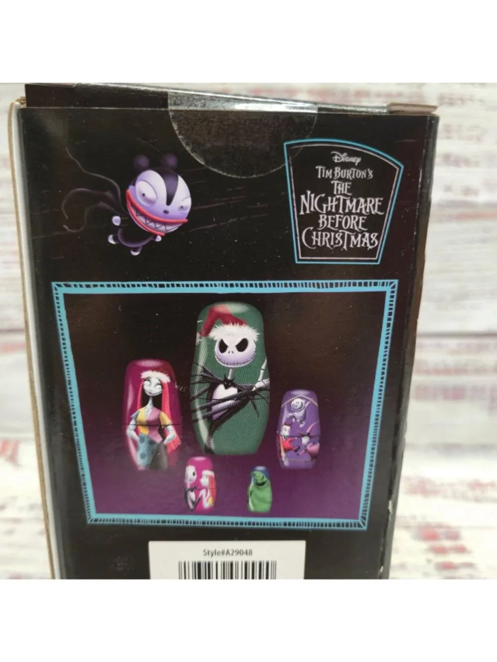 Nightmare Before Christmas 5-piece nesting doll set featuring Jack Skellington
